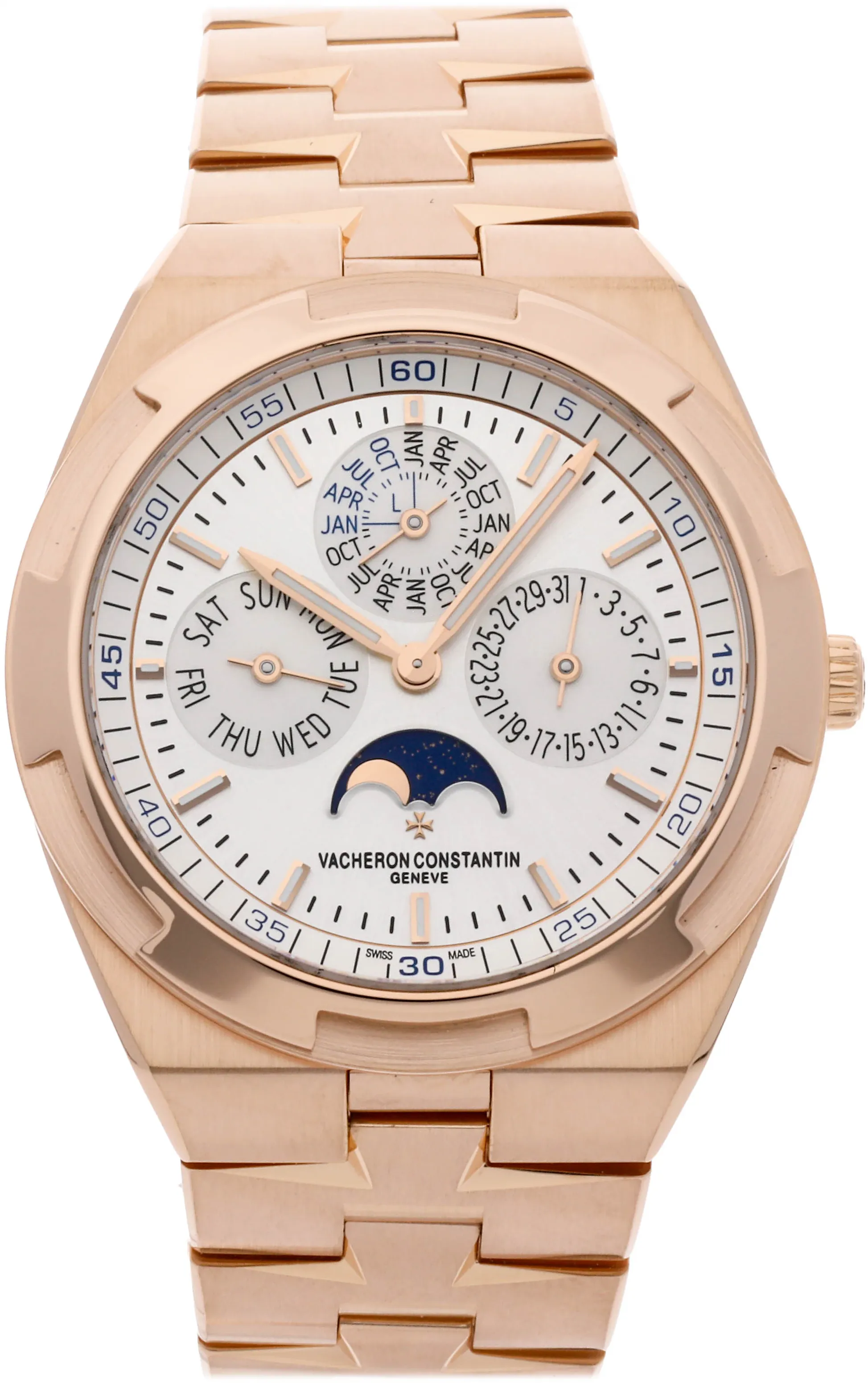 Vacheron Constantin Overseas 4300V/120R-B064 42mm Rose gold Silver