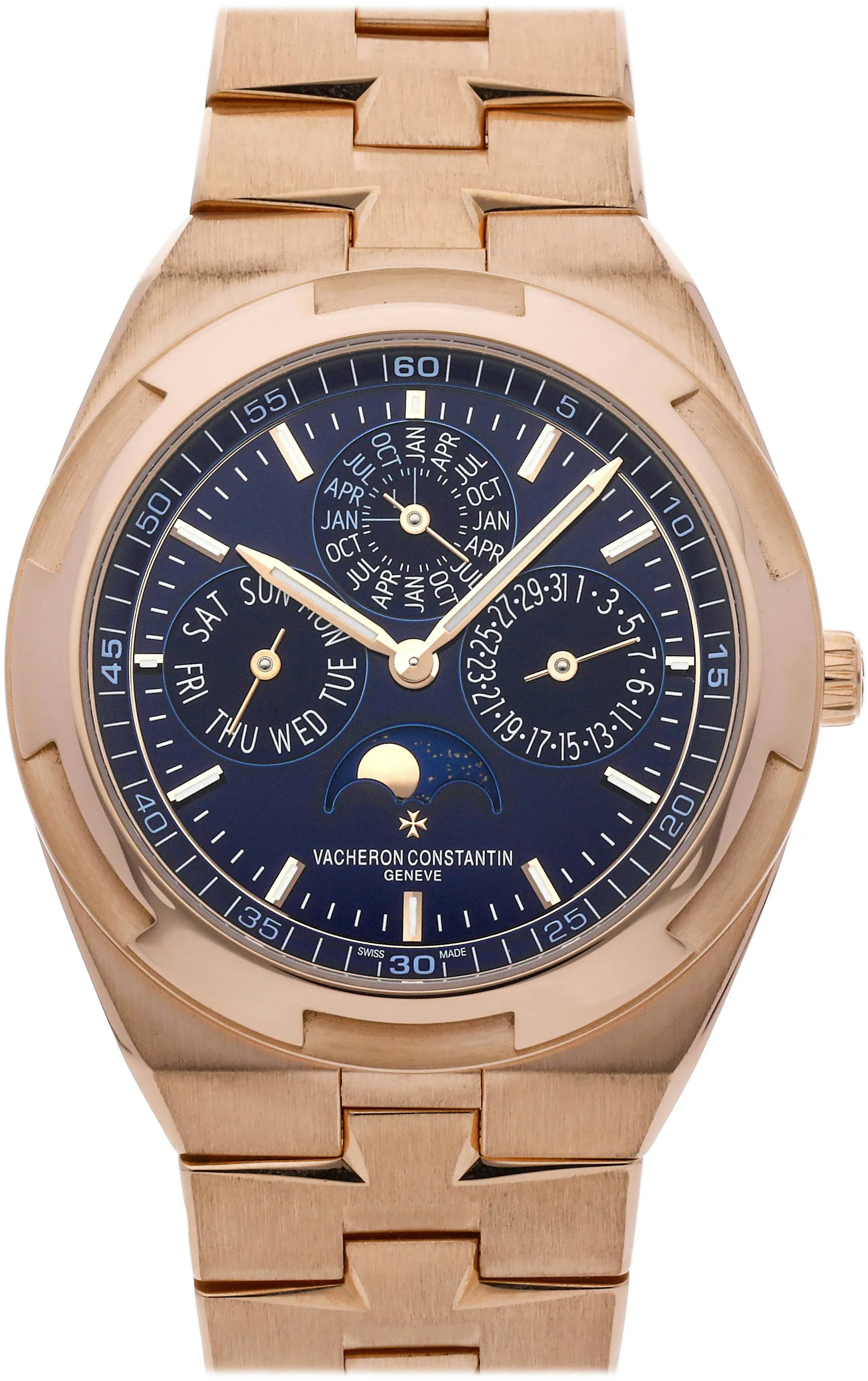 Vacheron Constantin Overseas 4300V/120R-B509 41mm Rose gold Blue