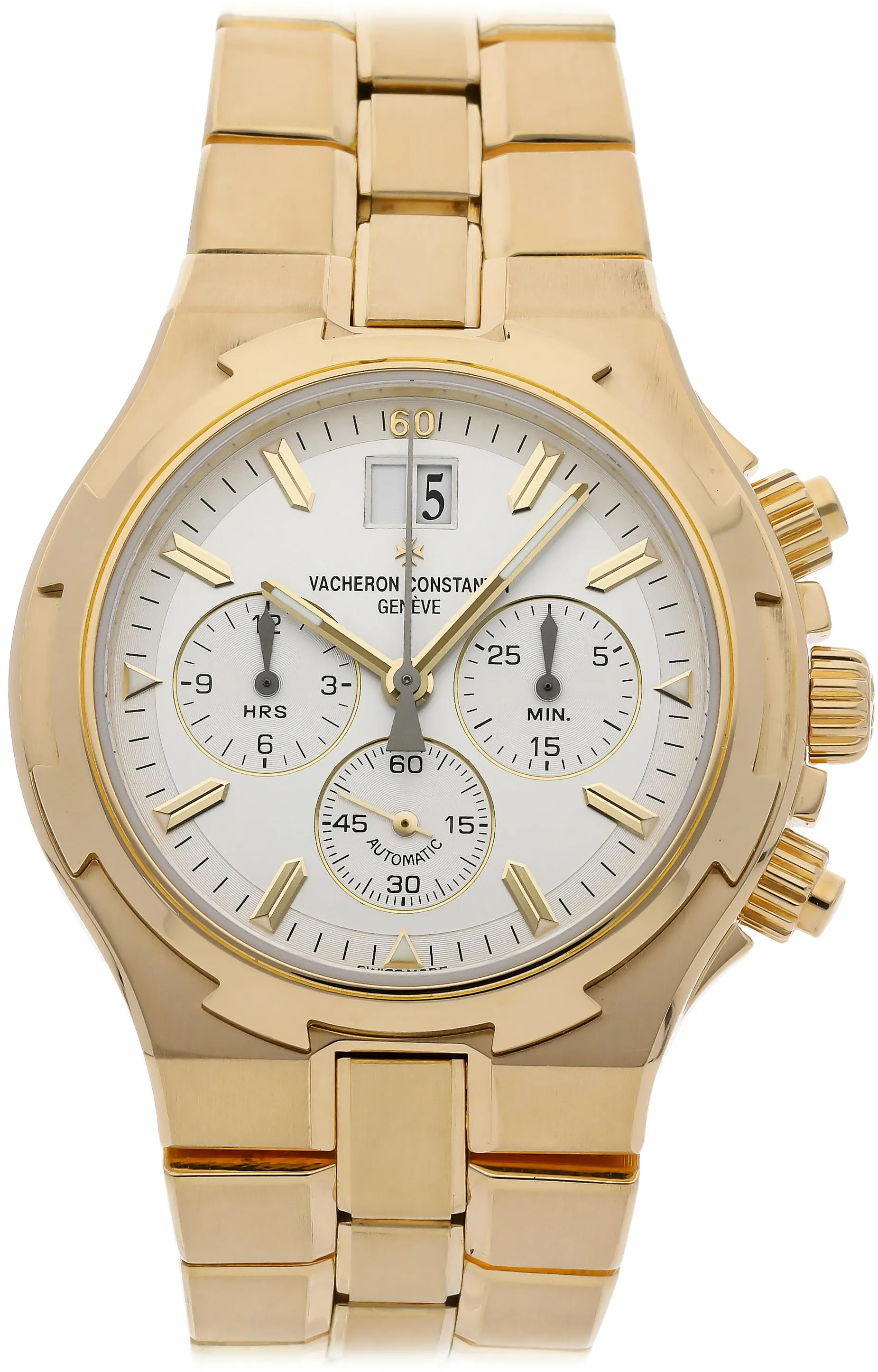 Vacheron Constantin Overseas 49140/423J-8791 40mm Yellow gold Silver