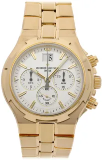 Vacheron Constantin Overseas Chronograph 49140/423J-8791 Yellow gold Silver