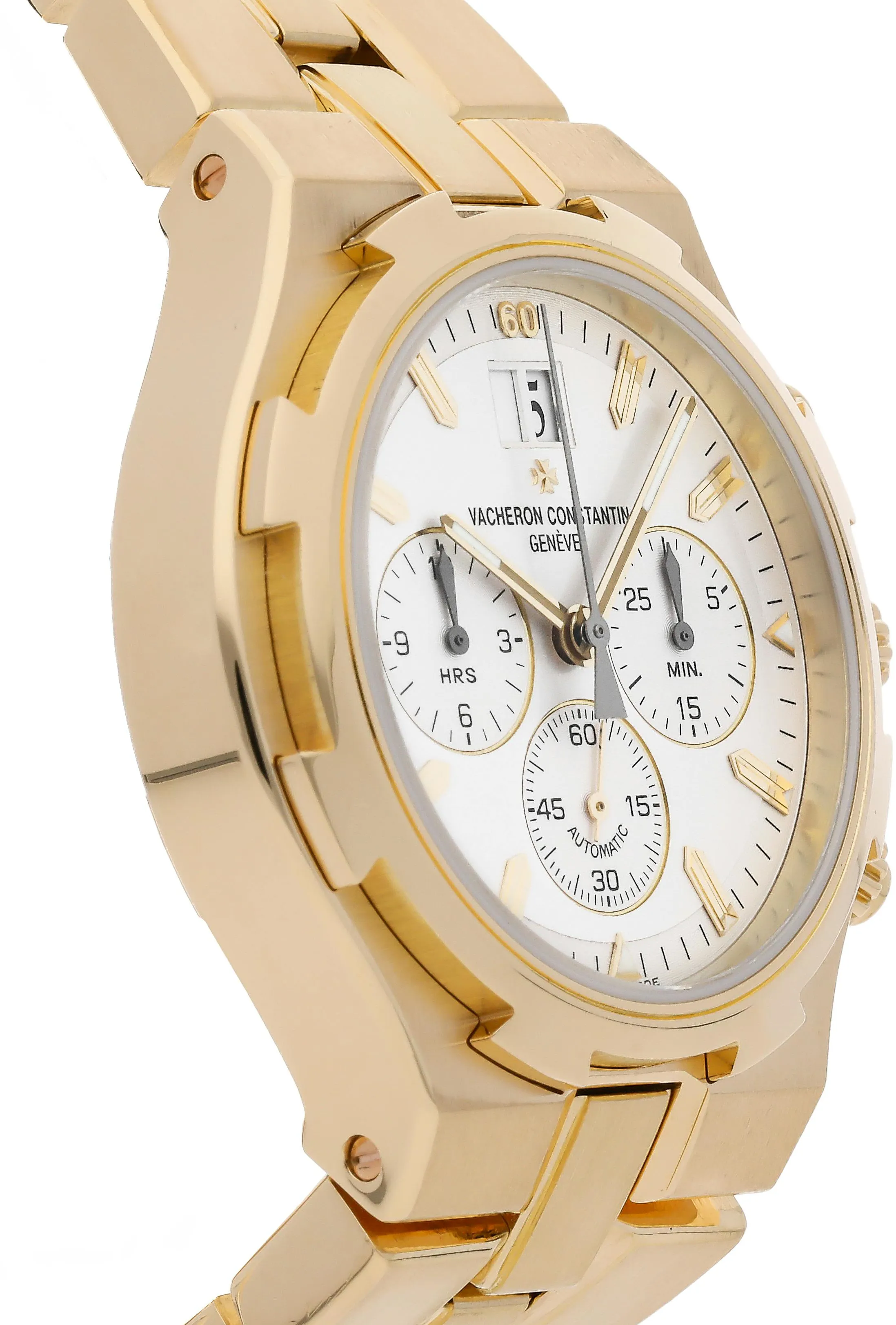 Vacheron Constantin Overseas 49140/423J-8791 40mm Yellow gold Silver 2