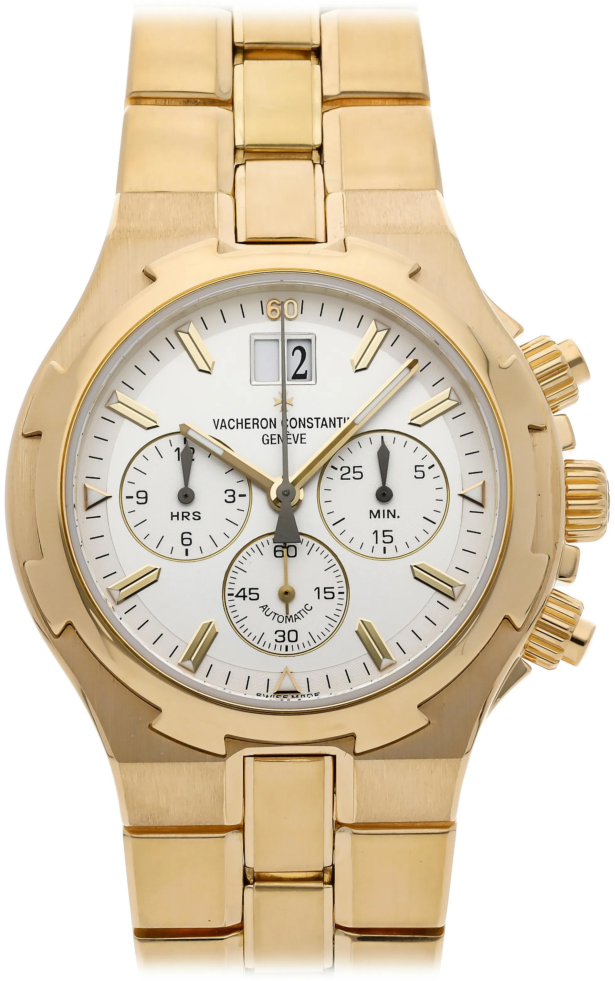 Vacheron Constantin Overseas 49140/423J-8791 40mm Yellow gold Silver