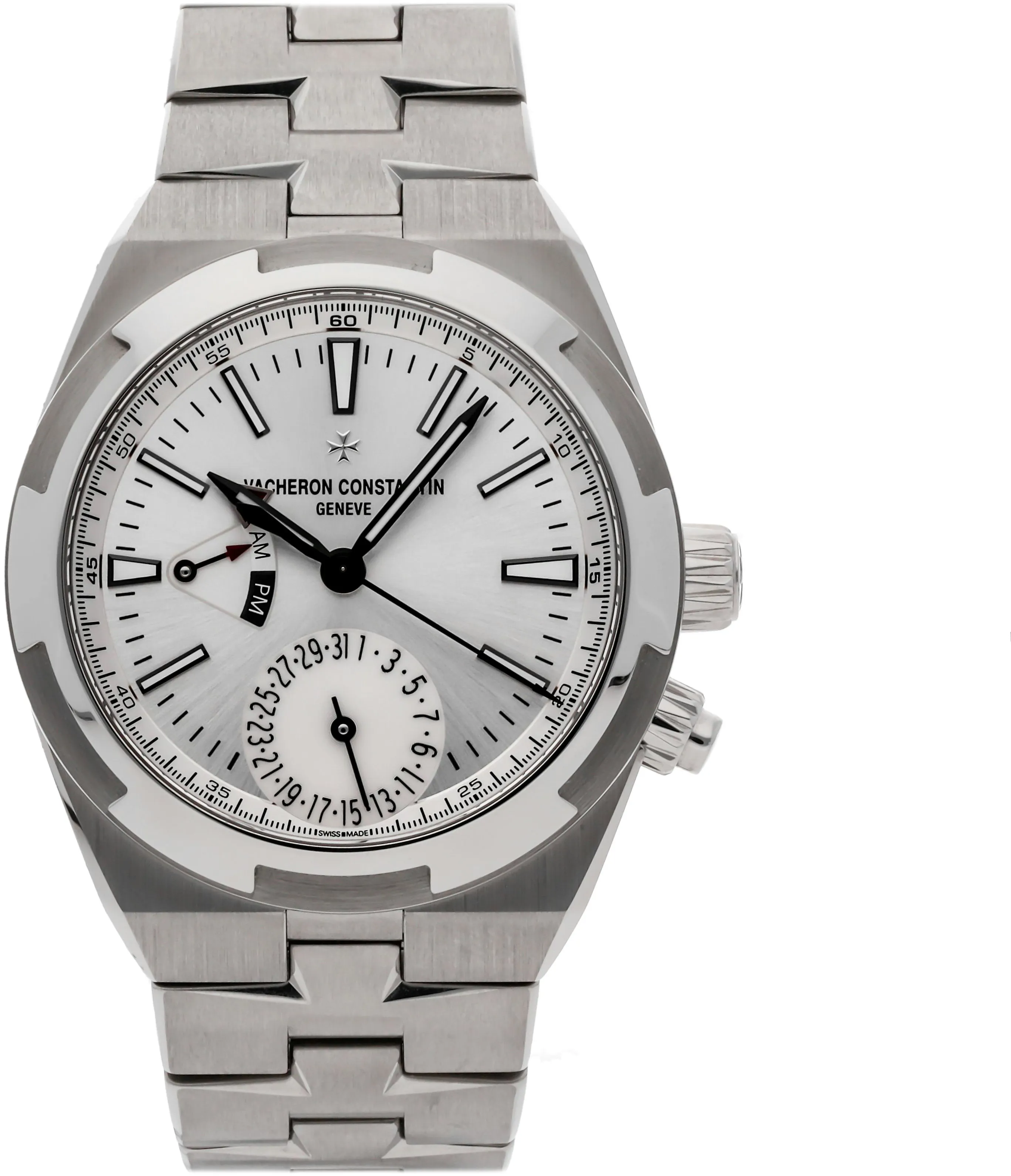 Vacheron Constantin Overseas Dual Time 7900V/110A-B333 41mm Stainless steel Silver