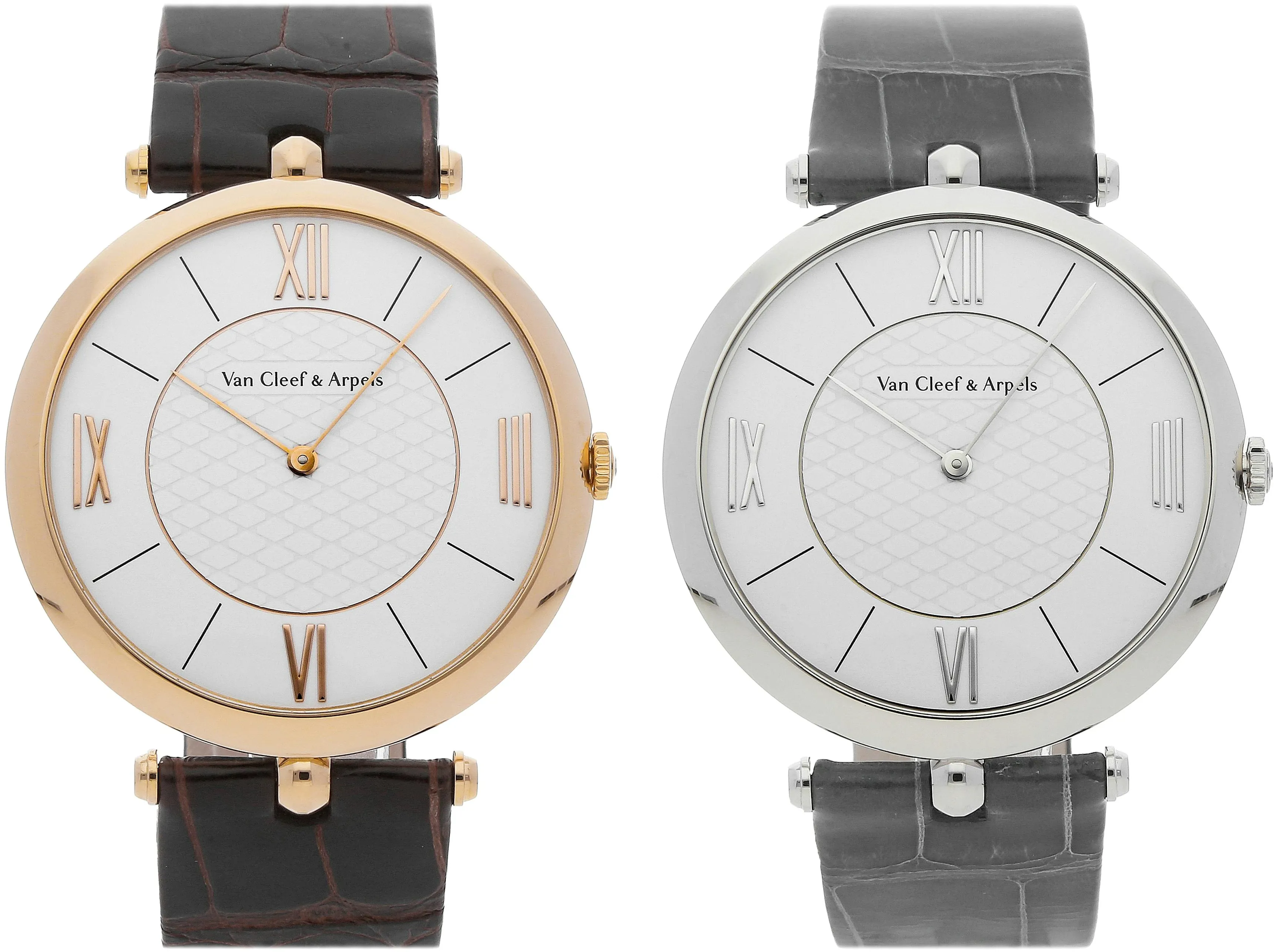 Van Cleef & Arpels Pierre Pierre Arpels RG/WG Set 42mm Rose gold Silver