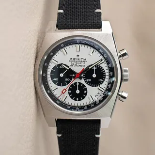 Zenith El Primero Chronomaster 03.A384.400/21.C815 Stainless steel White