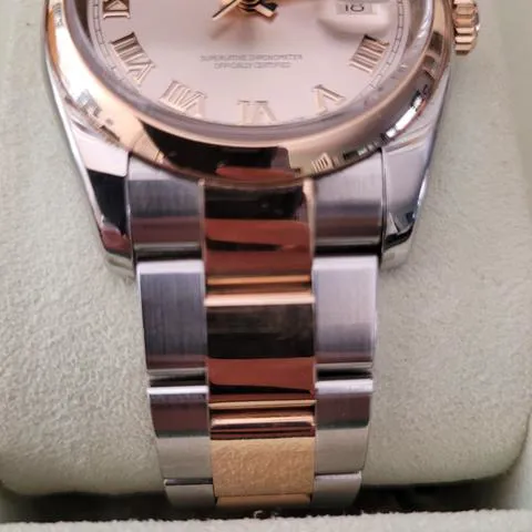 Rolex Datejust 36 116201 36mm Yellow gold and Stainless steel Rose 4