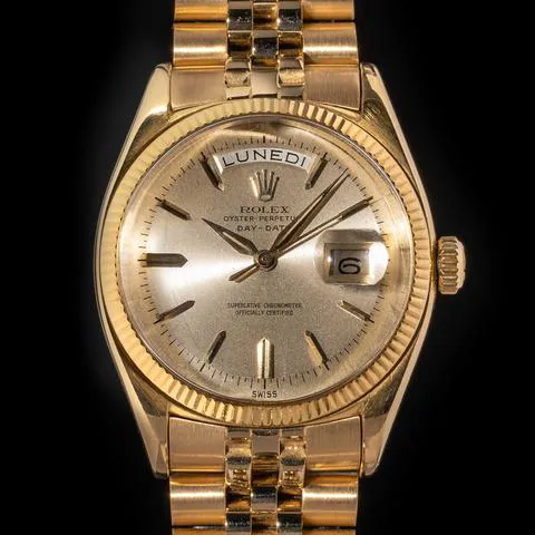 Rolex Day-Date 36 1803 36mm Yellow gold Silver