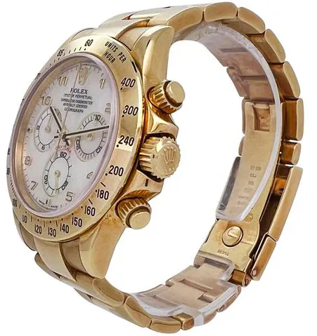 Rolex Daytona 116528 40mm Yellow gold Mother-of-pearl 2