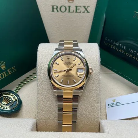 Rolex Datejust 31 278243 31mm Yellow gold and Stainless steel Champagne