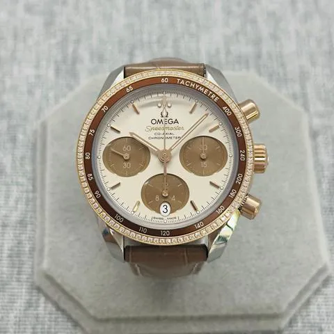 Omega Speedmaster 324.28.38.50.02.002 38mm Yellow gold and Stainless steel Brown