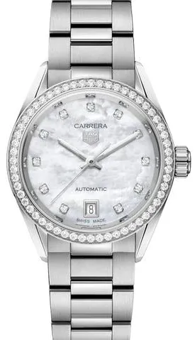 TAG Heuer Carrera WBN2414.BA0621 29mm Stainless steel Mother-of-pearl