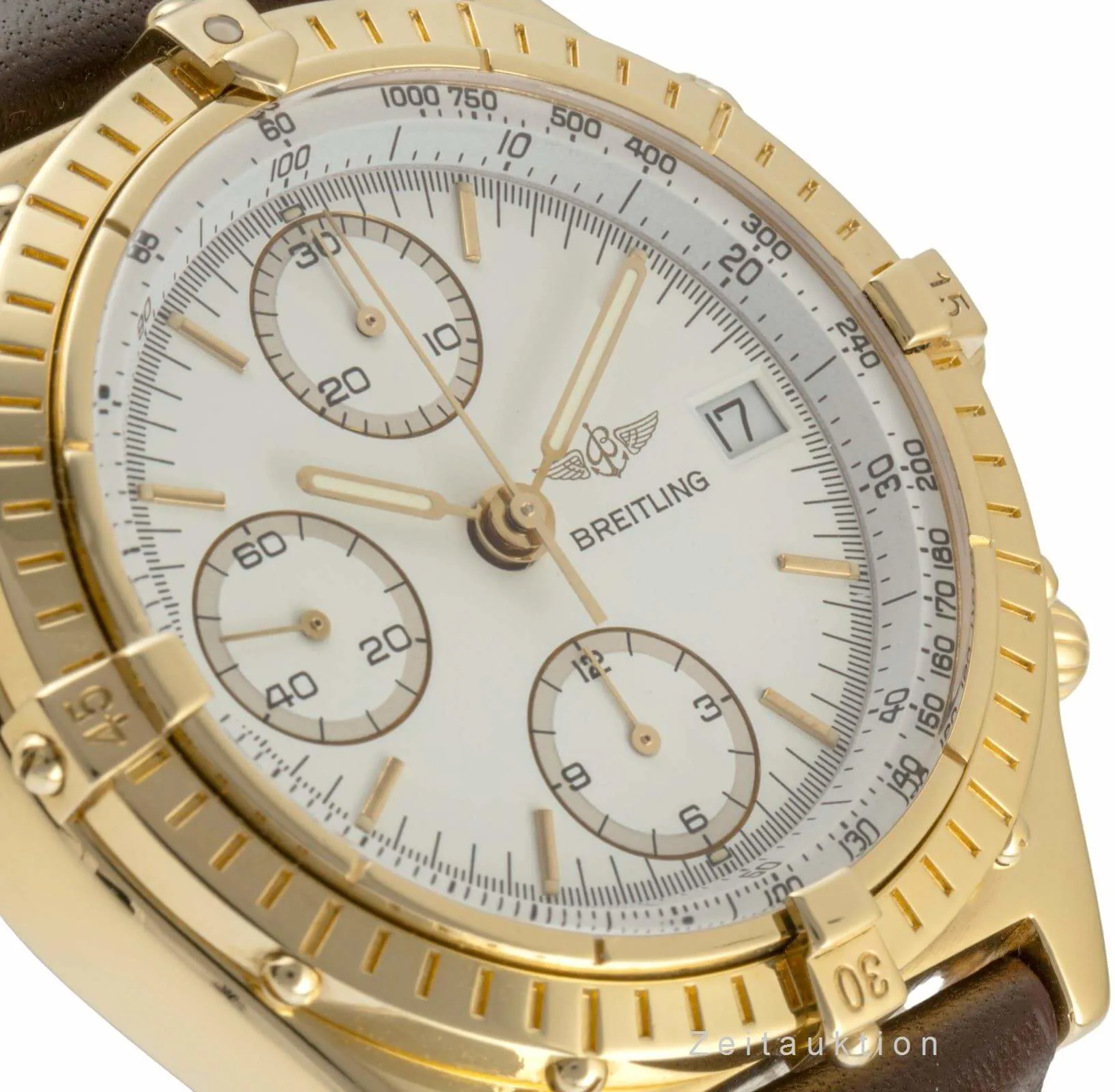 Breitling Chronomat 81950 39mm Yellow gold White 7