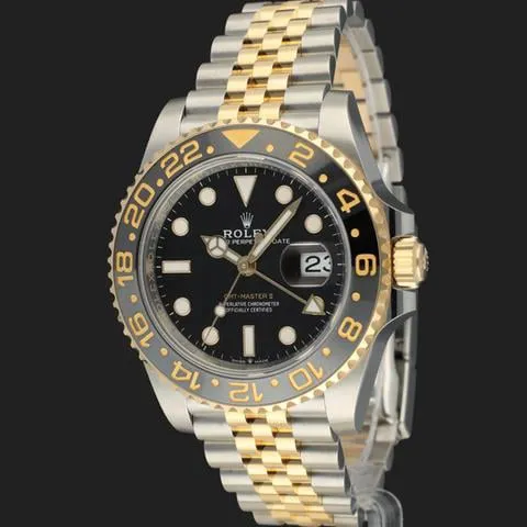 Rolex GMT-Master II 126713GRNR 40mm Yellow gold and Stainless steel Black