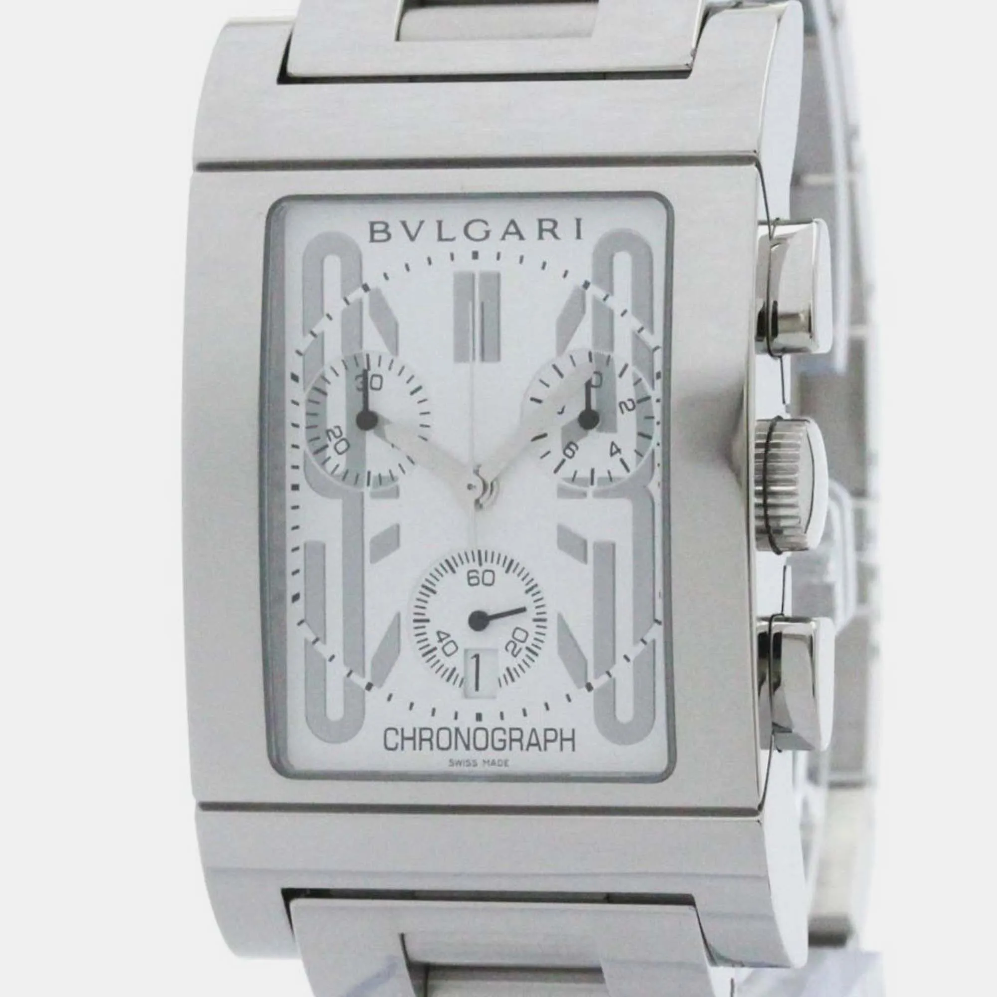 Bulgari Rettangolo RTC 49 S 49mm Stainless steel