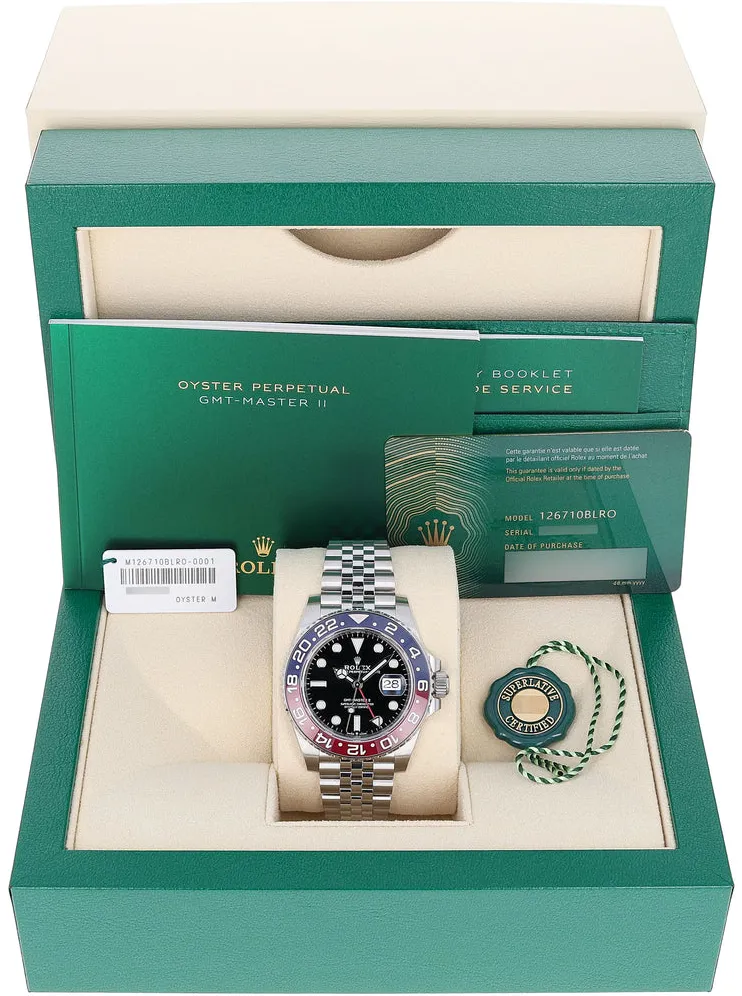 Rolex GMT-Master II 126710BLRO-0001 40mm Oystersteel Black 1