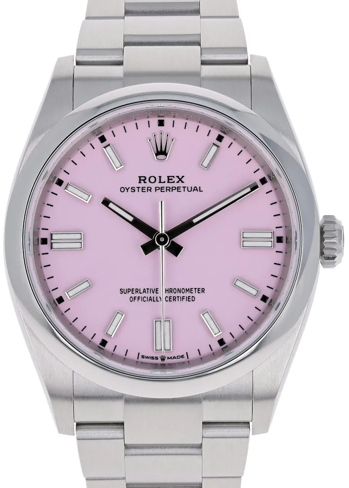 Rolex Oyster Perpetual 126000-0008 36mm Oystersteel Pink