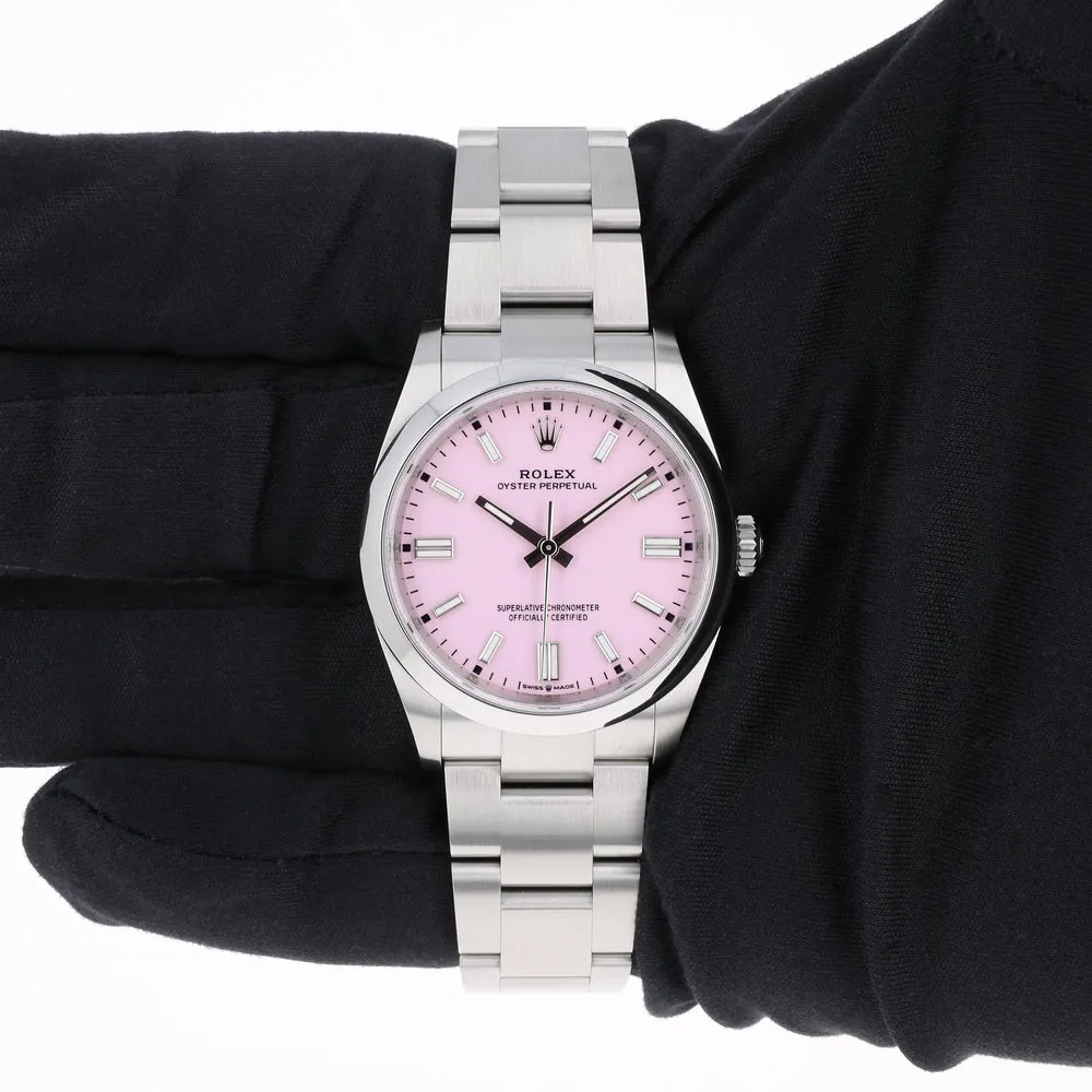 Rolex Oyster Perpetual 126000-0008 36mm Oystersteel Pink 11