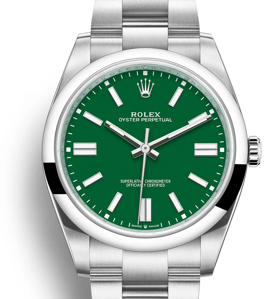 Rolex Oyster Perpetual 124300-0005 41mm Oystersteel Green