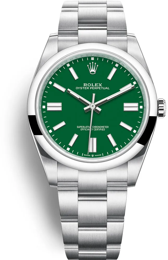 Rolex Oyster Perpetual 124300-0005 41mm Oystersteel Green 2