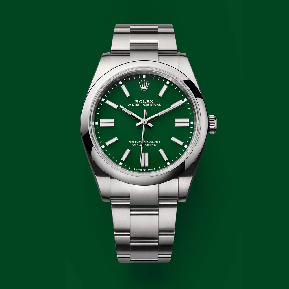 Rolex Oyster Perpetual 124300-0005 41mm Oystersteel Green 5