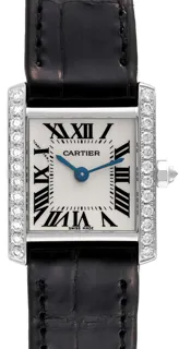 Cartier Tank Française WE100251 White gold Silver