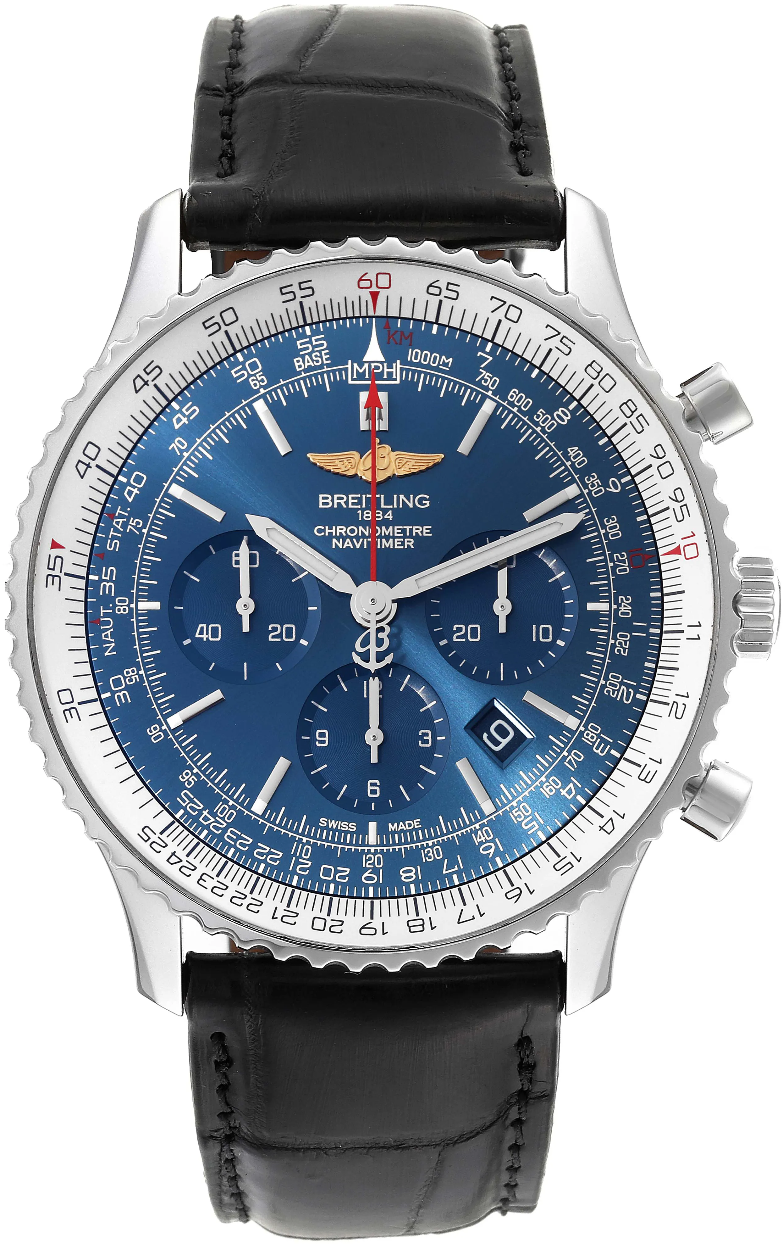 Breitling Navitimer AB0127 46mm Stainless steel Aurora blue