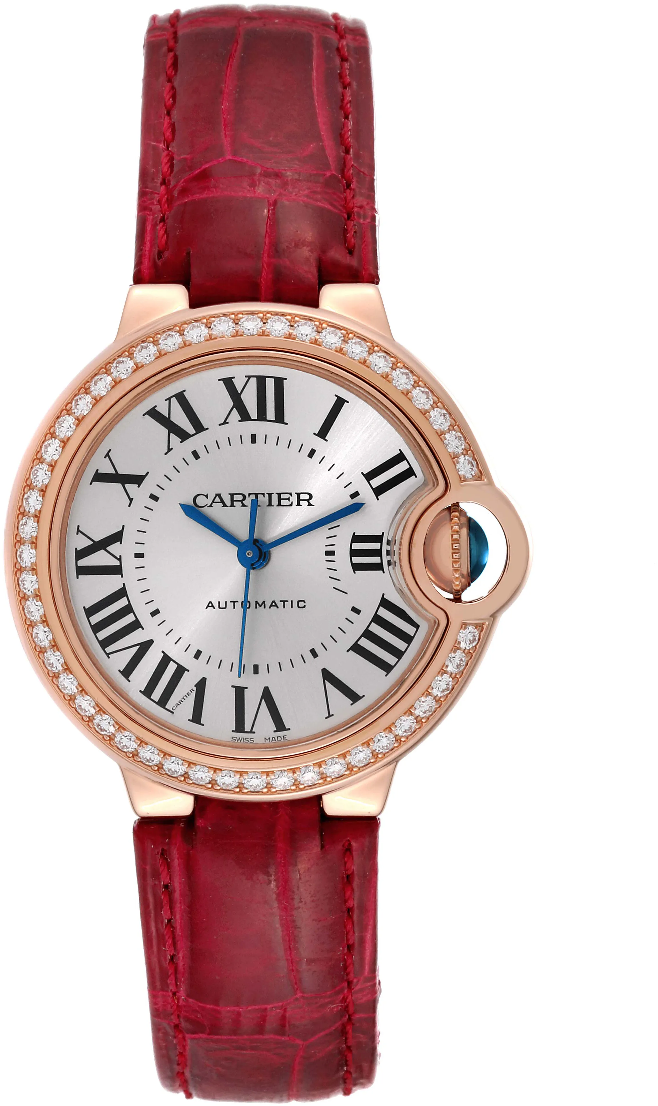 Cartier Ballon Bleu 33mm WJBB0033 33mm Rose gold Silver