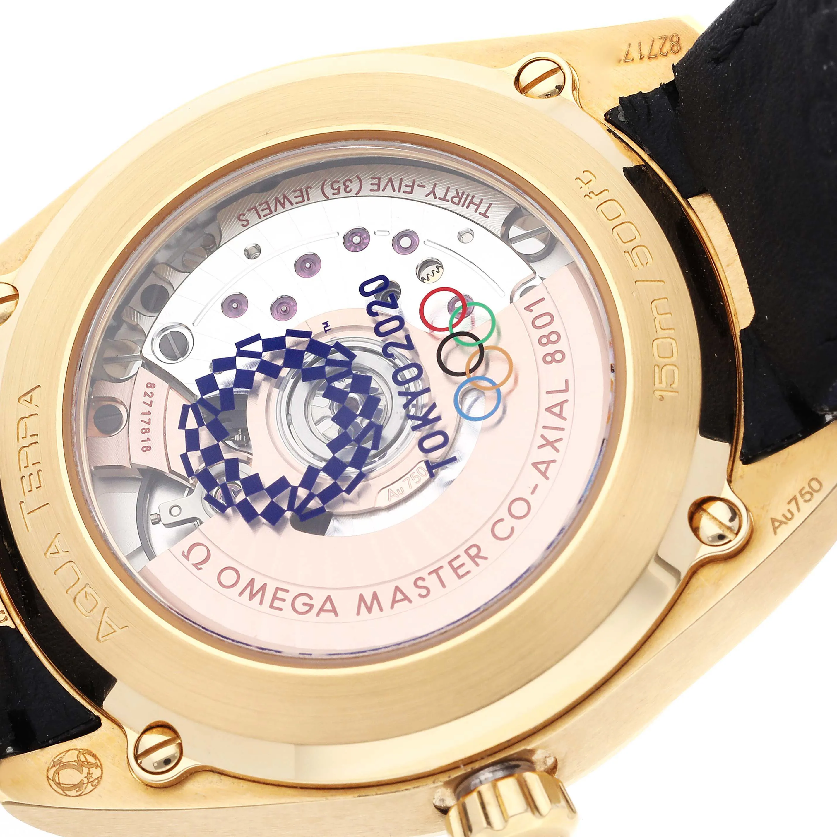 Omega Aqua Terra 522.53.38.20.03.001 38mm Yellow gold and 18k yellow gold Blue 6