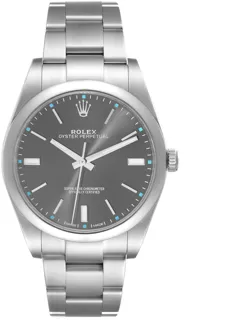 Rolex Oyster Perpetual 39 114300 Stainless steel Dark rhodium