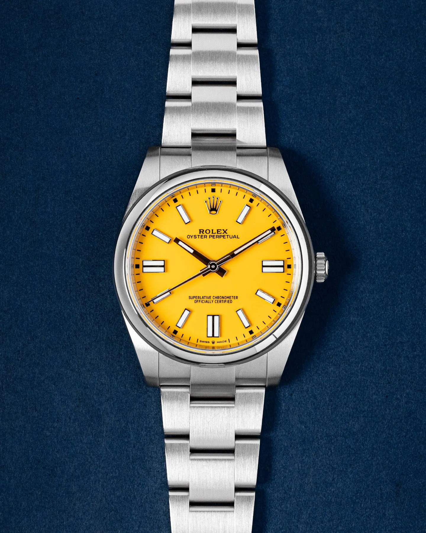 Rolex Oyster Perpetual 41 124300 41mm Stainless steel Yellow