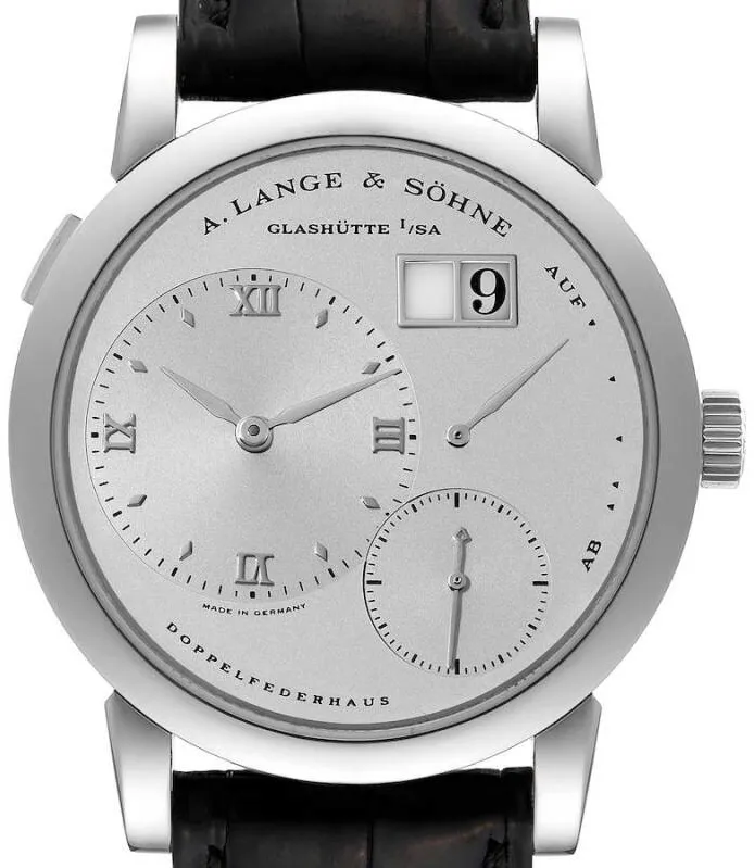 A. Lange & Söhne Lange 1 101.025 38.5mm Platinum Silver 1