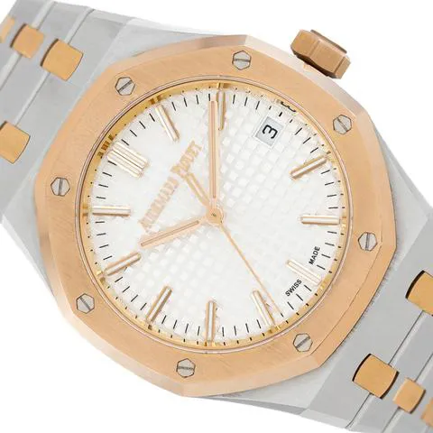 Audemars Piguet Royal Oak 15550SR.OO.1356SR.01 37mm Yellow gold and Stainless steel Silver