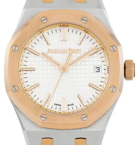 Audemars Piguet Royal Oak 15550SR.OO.1356SR.01 37mm Yellow gold and Stainless steel Silver 1