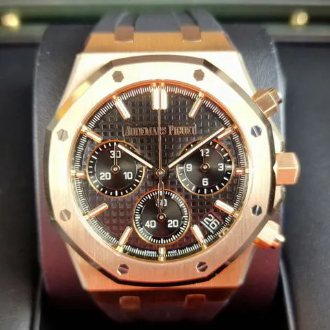 Audemars Piguet Royal Oak Chronograph 26240OR.OO.D002CR.02 41mm Rose gold Black