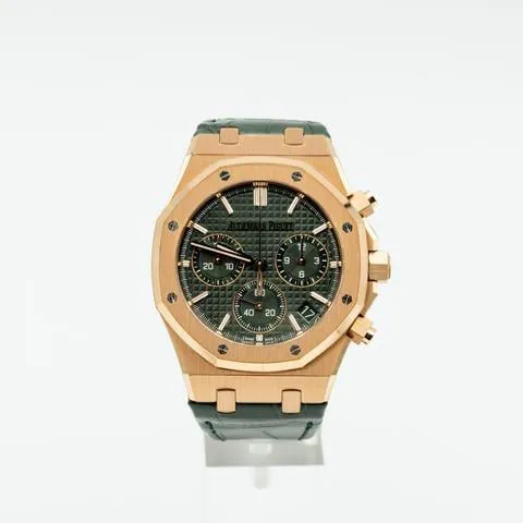 Audemars Piguet Royal Oak Chronograph 26240OR.OO.D404CR.01 41mm Rose gold Green