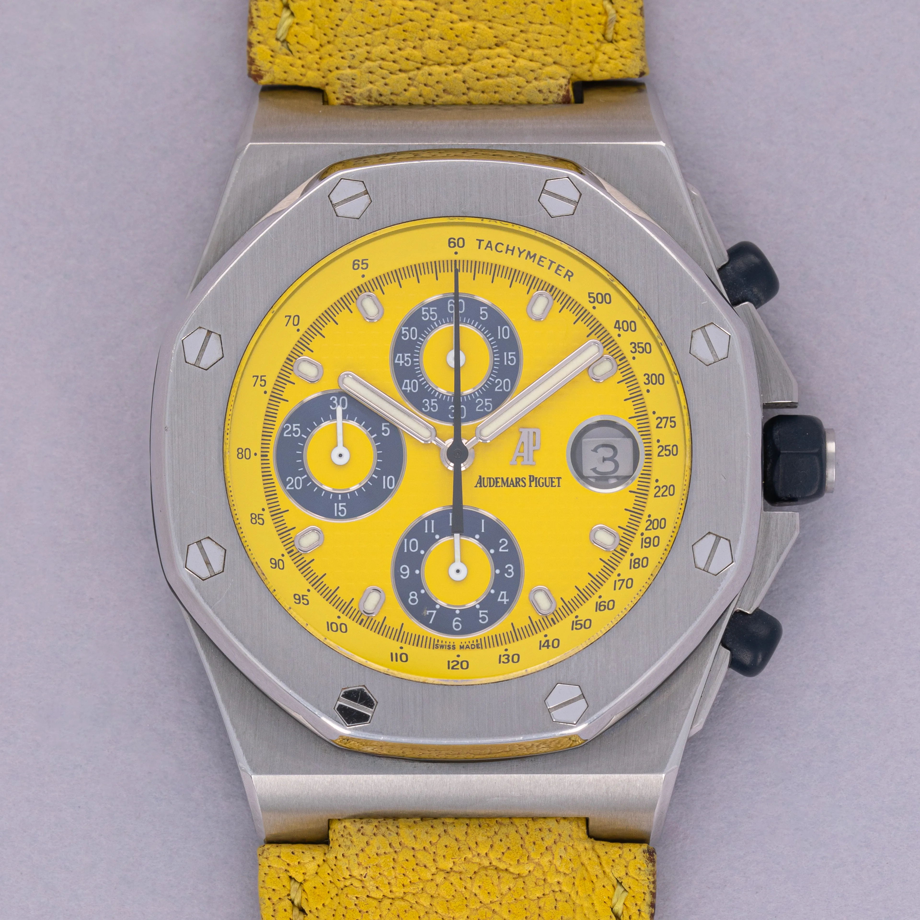 Audemars Piguet Royal Oak Offshore 25770ST 42mm Stainless steel Yellow