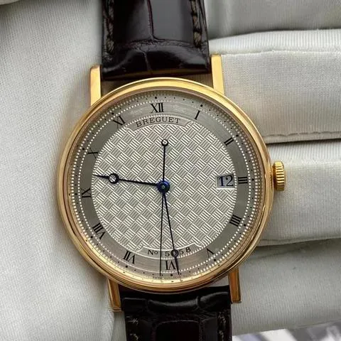 Breguet Classique 5177BR/15/9V6 38mm Rose gold Silver