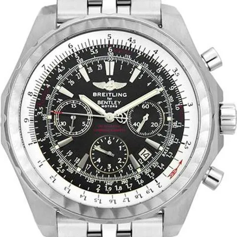 Breitling Bentley A2536313 49mm Stainless steel Black