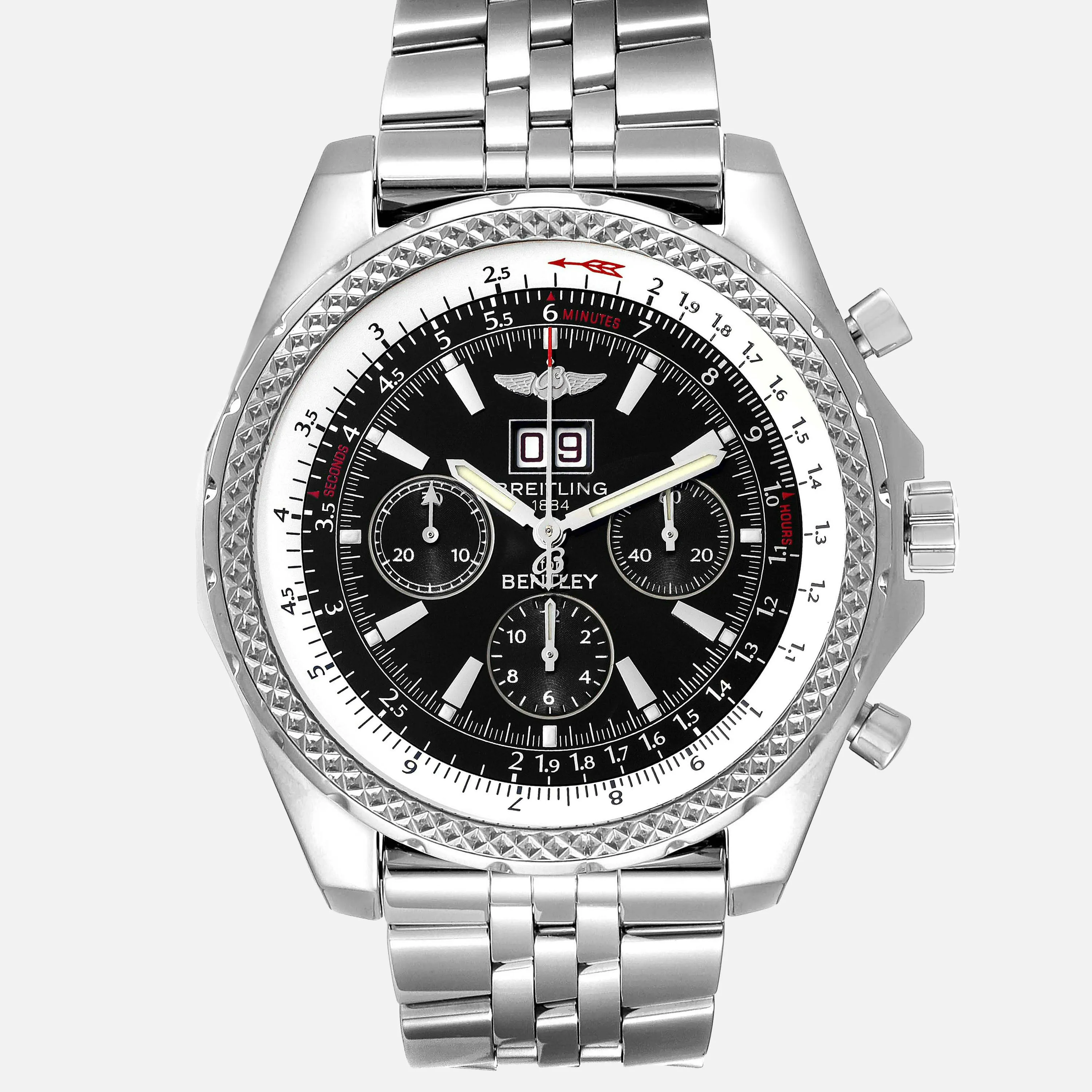 Breitling Bentley A44362 nullmm Stainless steel Black