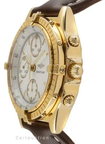 Breitling Chronomat 81950 39mm Yellow gold White 3