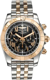 Breitling Chronomat CB0110 Rose gold and Stainless steel Black