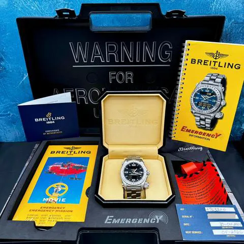 Breitling Emergency E7632110B576 43mm Titanium Black 1