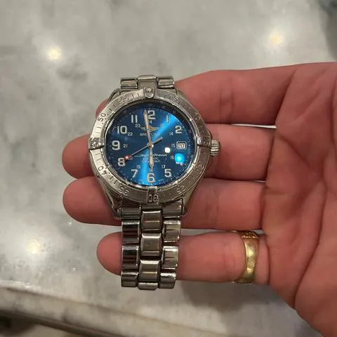 Breitling Superocean A17340 41mm Stainless steel Blue