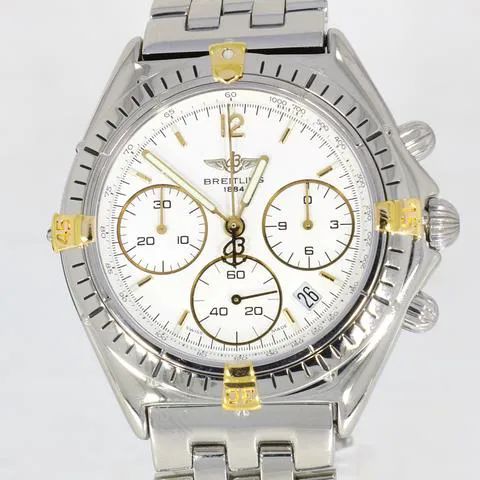 Breitling Windrider B55047 36mm Yellow gold and stainless steel White