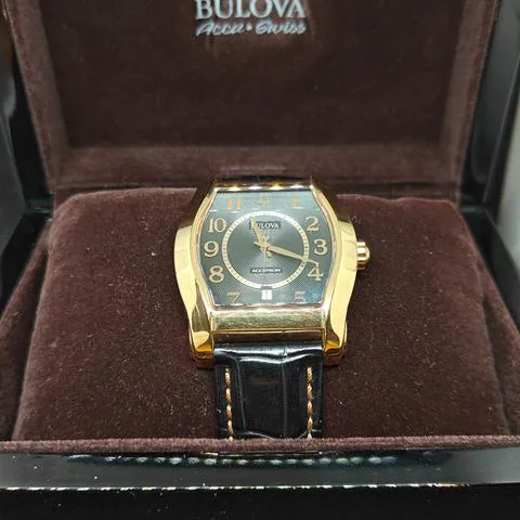 Bulova Accutron 64B22 39mm Rose gold Black 7