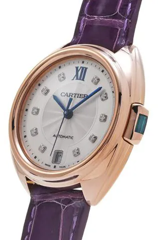 Cartier Clé de Cartier WJCL0032 35mm Rose gold Silver 1