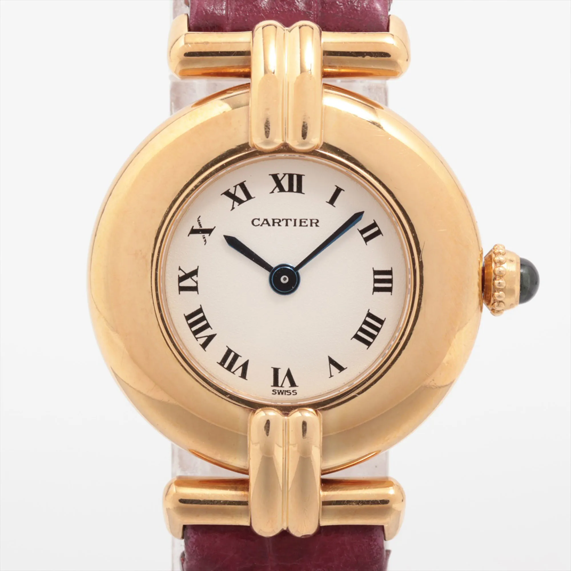 Cartier Colisee 1980 24mm Yellow gold Cream