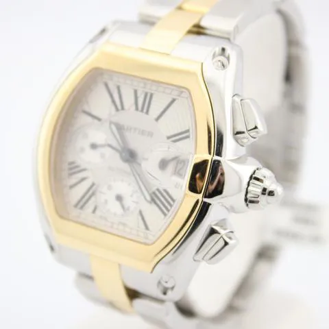 Cartier Roadster W62027Z1 49mm Yellow gold and Stainless steel Silver 5