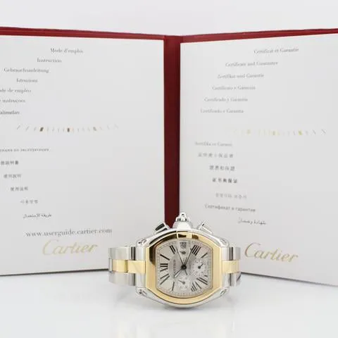 Cartier Roadster W62027Z1 49mm Yellow gold and Stainless steel Silver 11