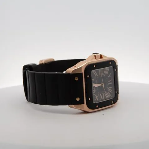 Cartier Santos 100 2792 38mm Rose gold Brown 1